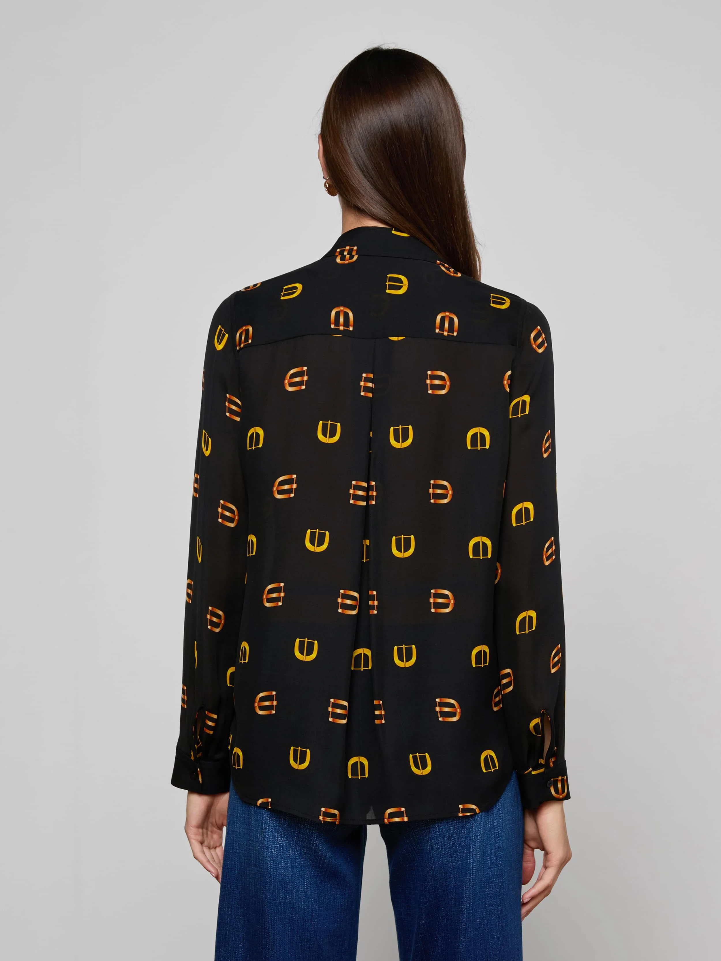 Nina Silk Blouse - Image 5