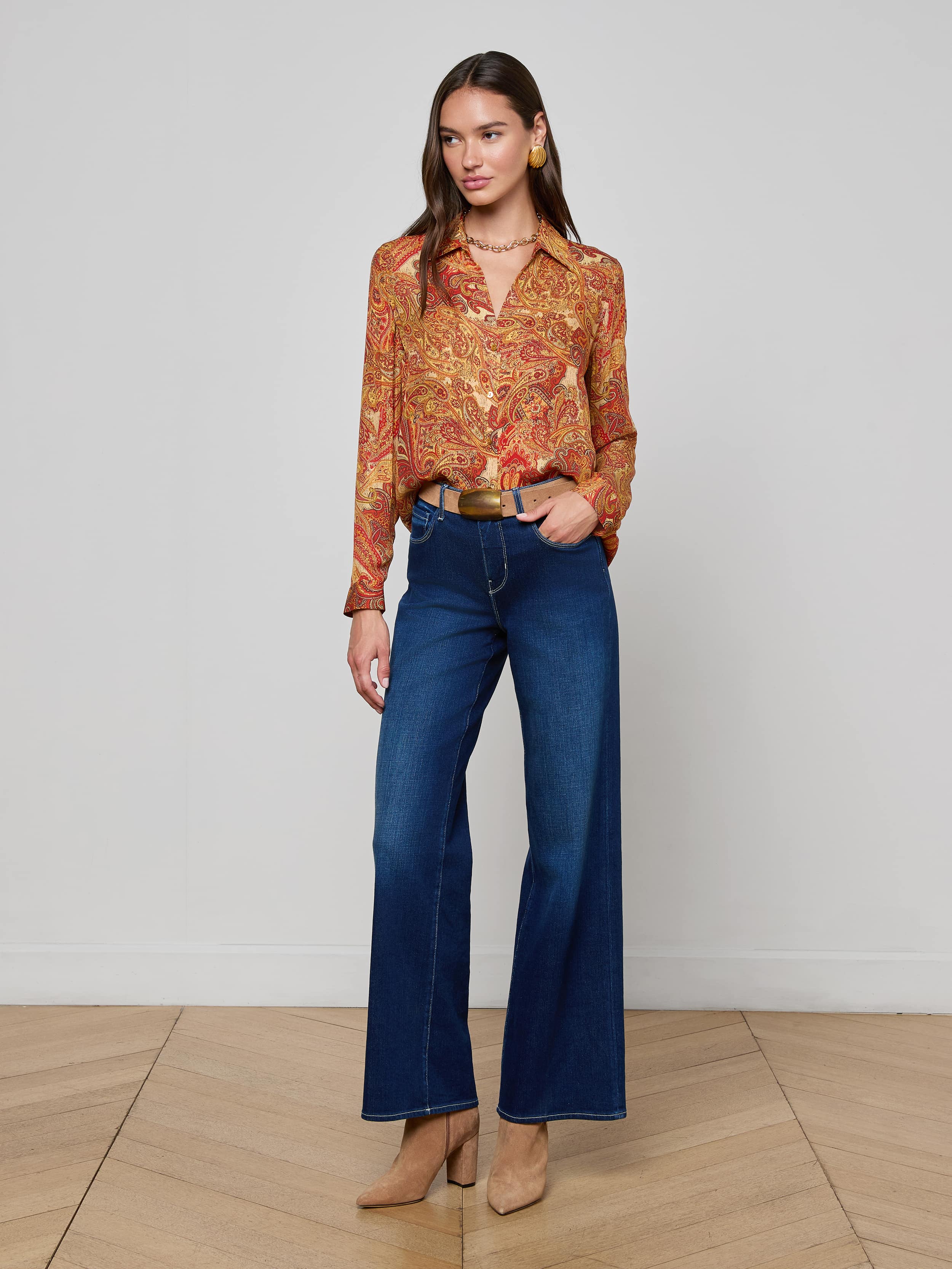 Nina Silk Blouse - Image 3