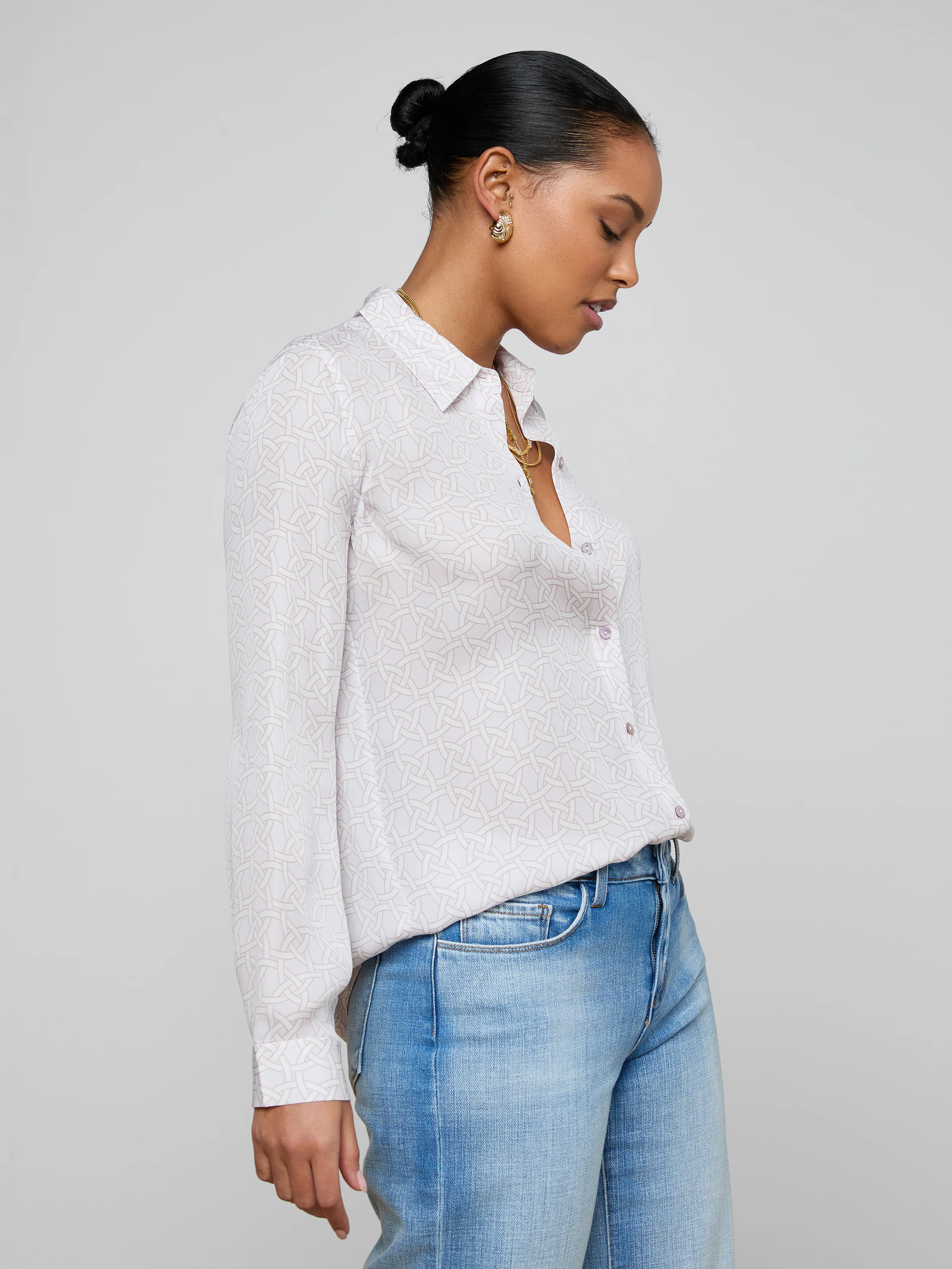 Nina Silk Blouse - Image 4