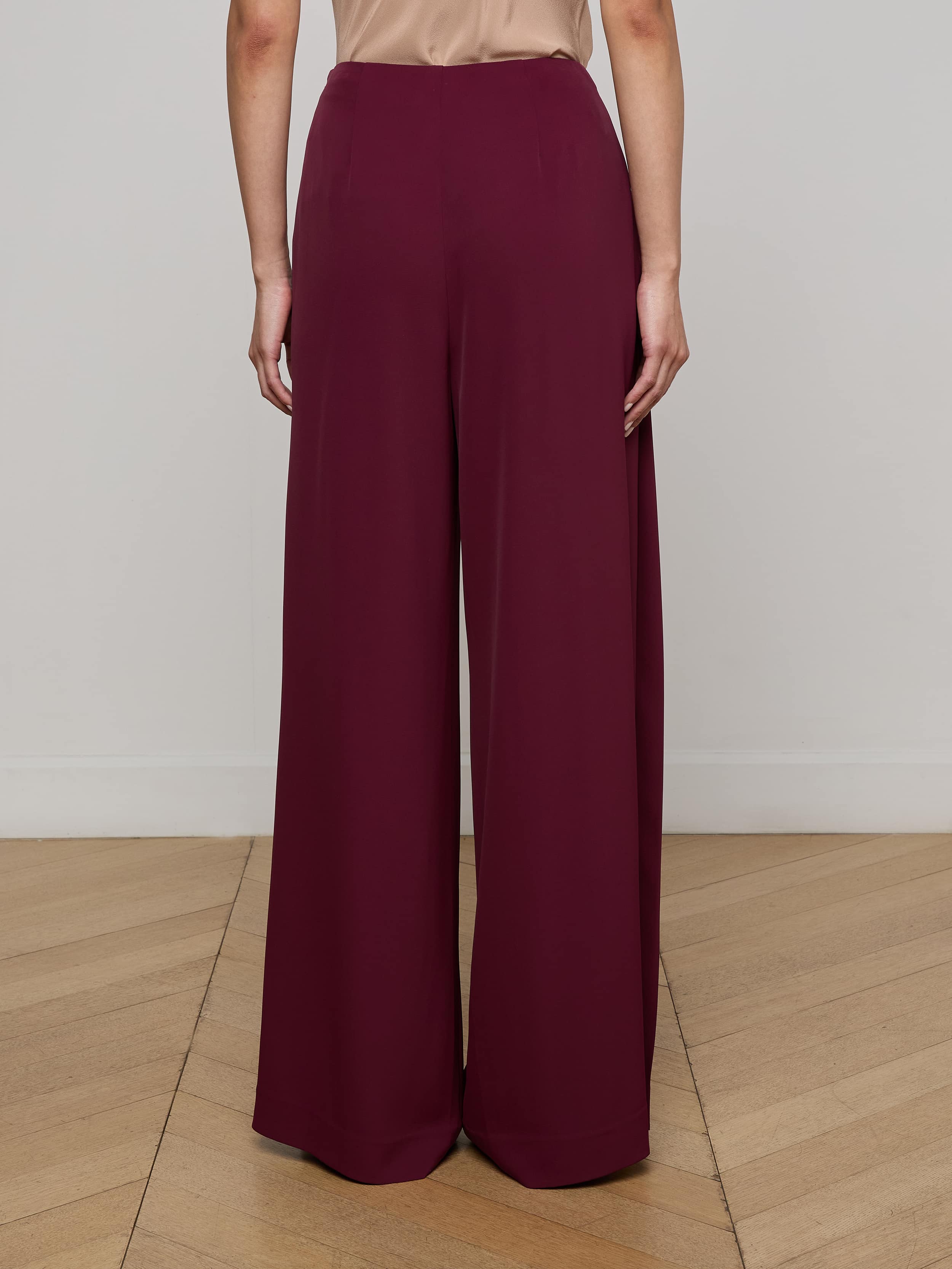 Nova Pleated Wide-Leg Pant - Image 4