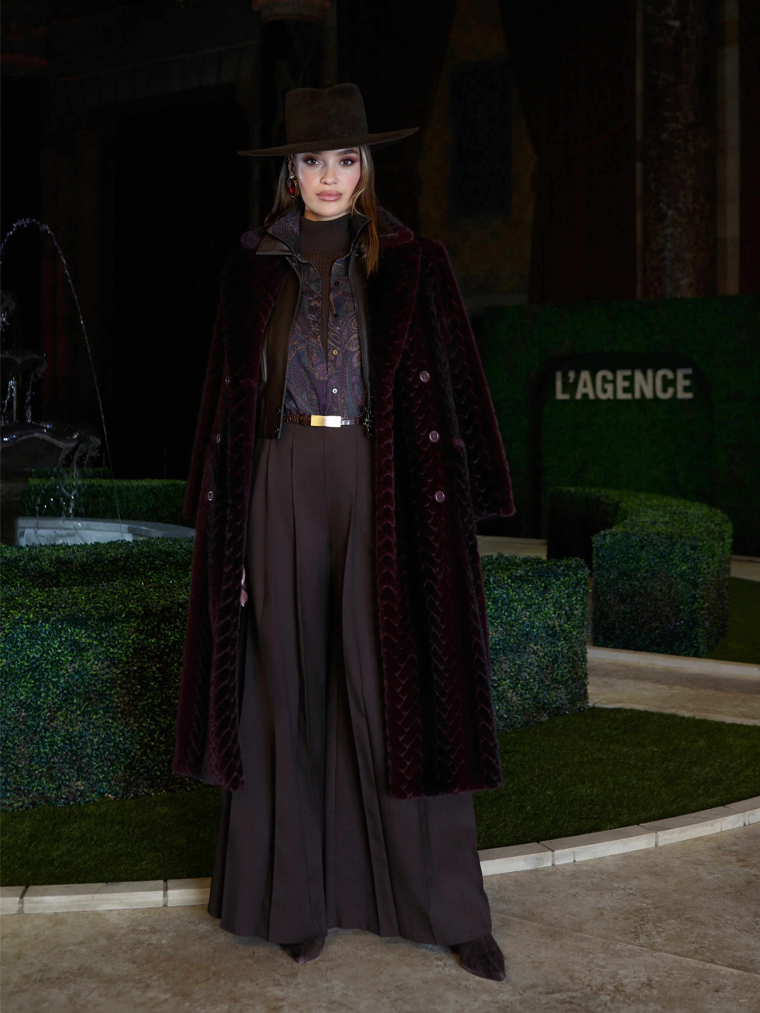 Nova Pleated Wide-Leg Pant