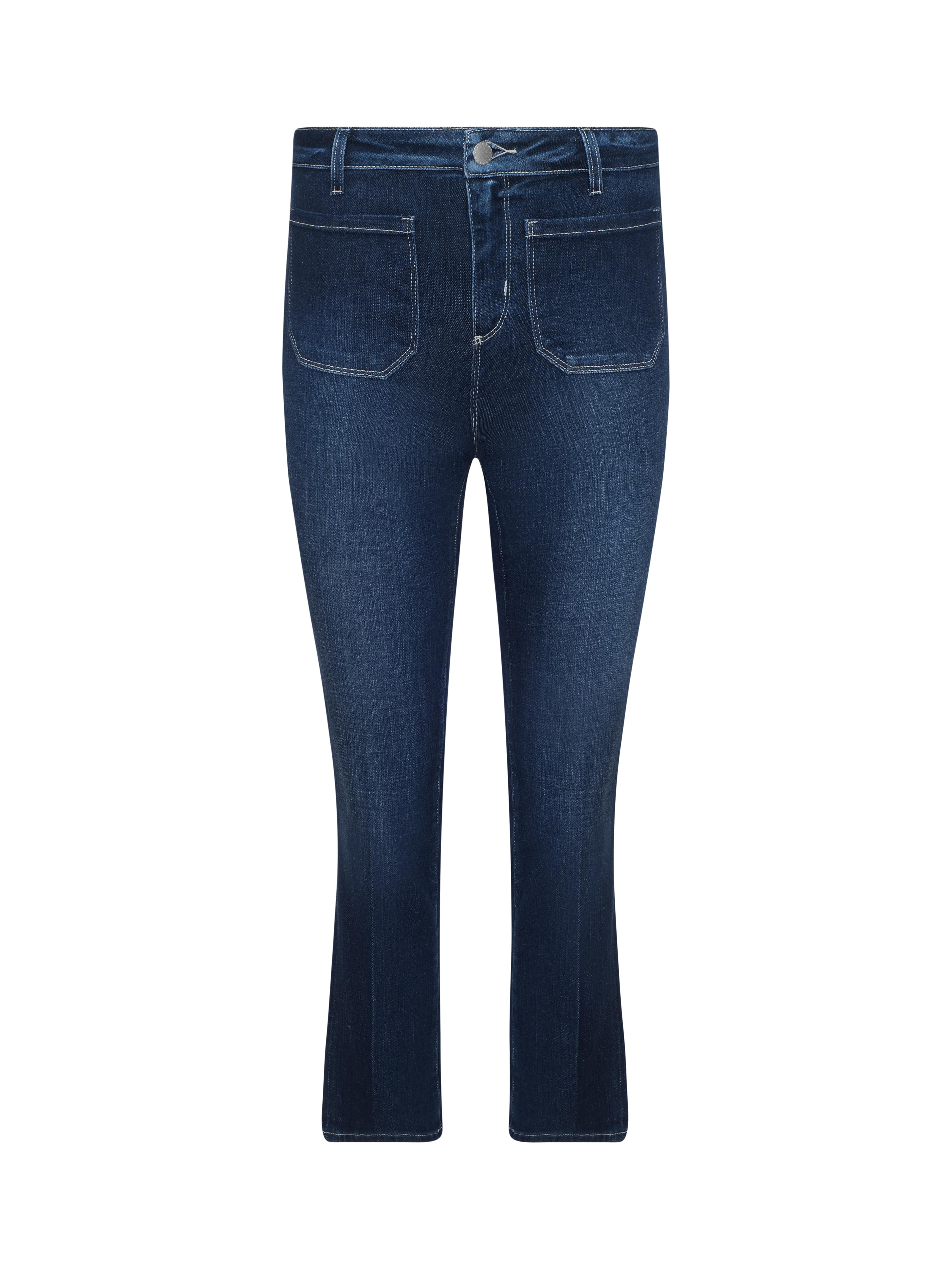 Noya Cropped Slim Flare Jean - Image 7