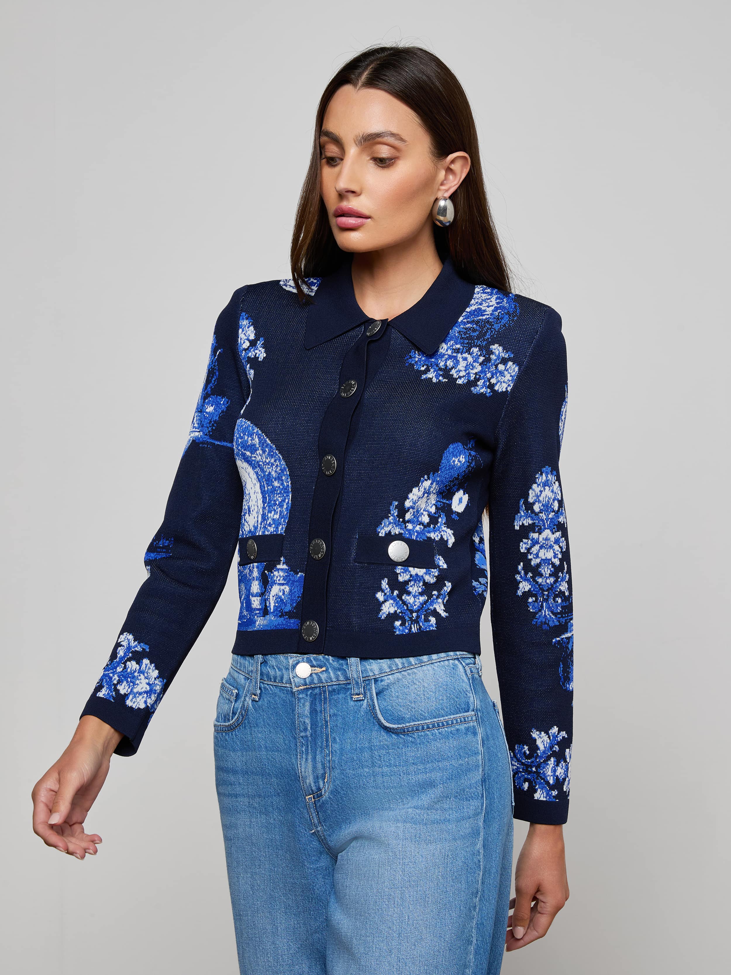Osiris Jacquard Cardigan - Image 3
