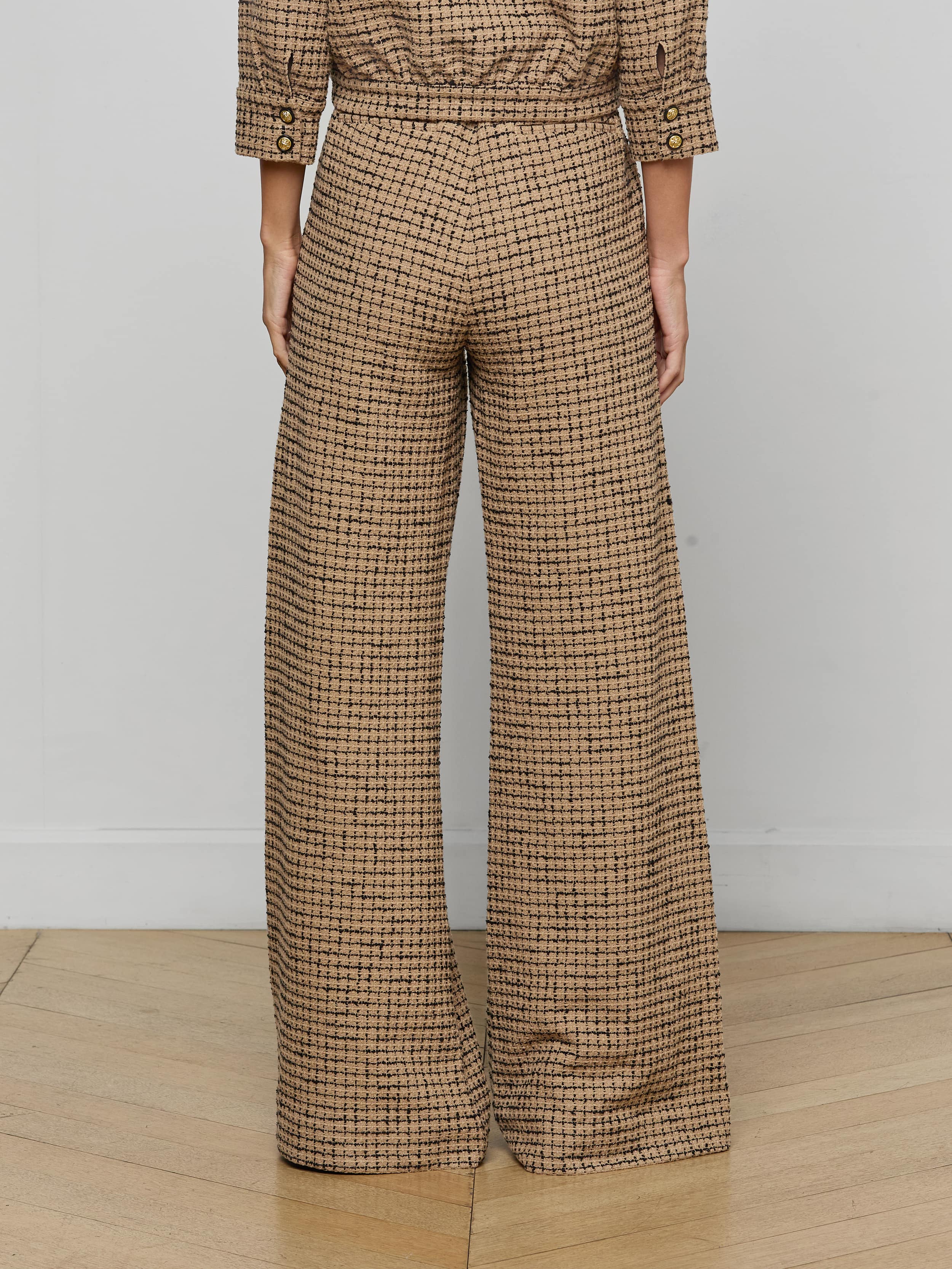 Pilar Tweed Wide-Leg Pant - Image 5