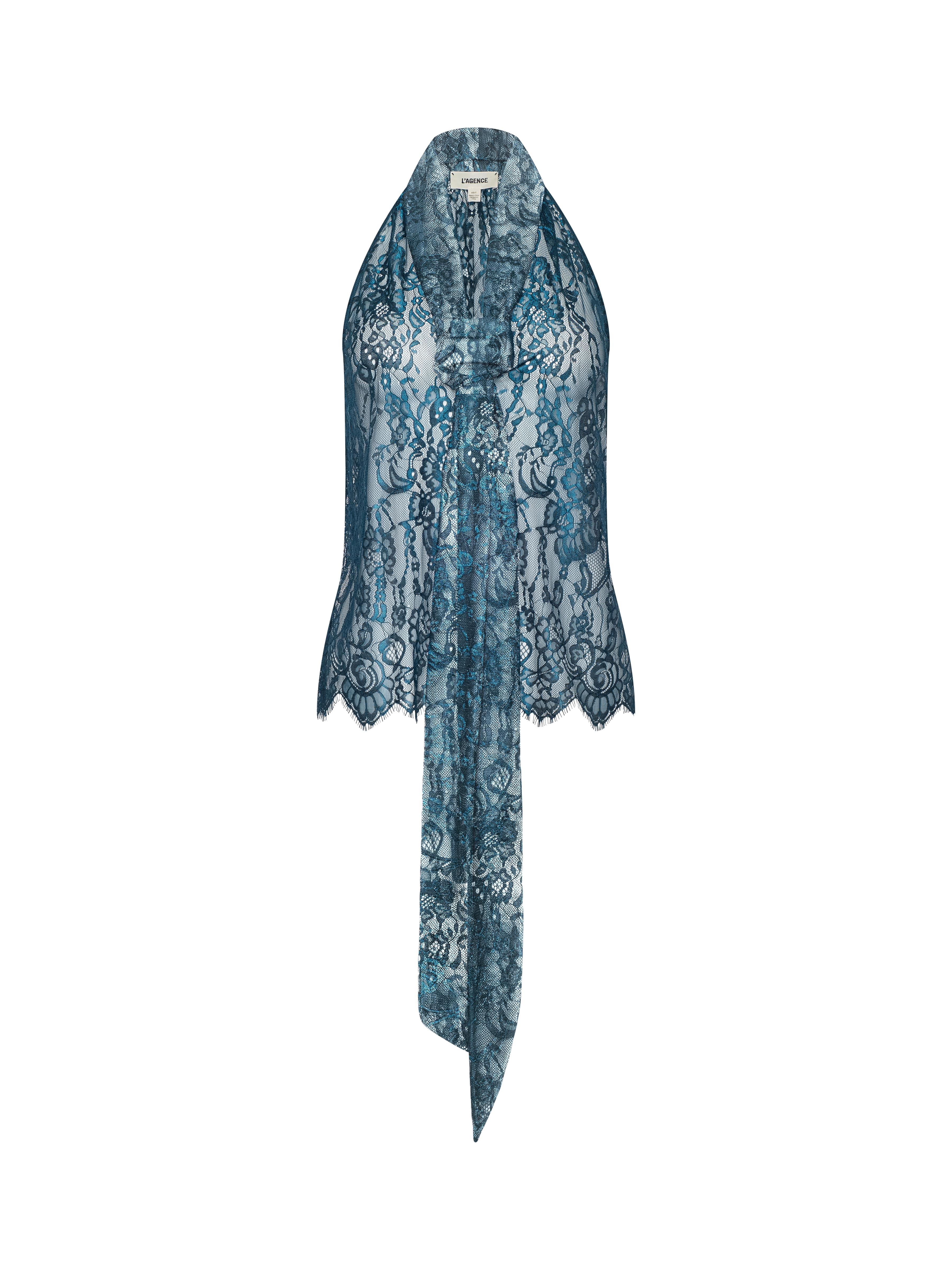 Reece Lace Tie Neck Blouse - Image 6