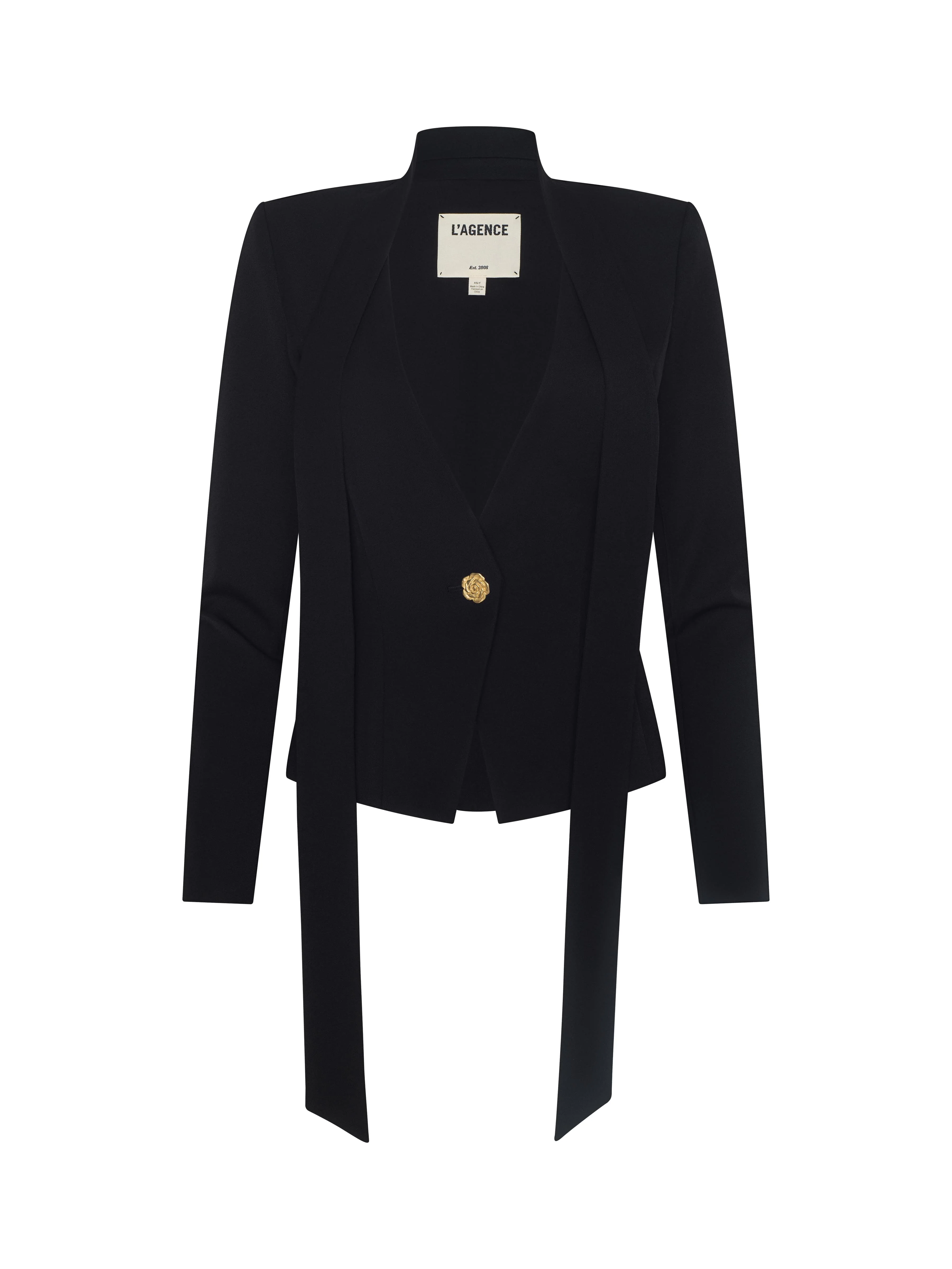 Romy Tie Neck Blazer - Image 6