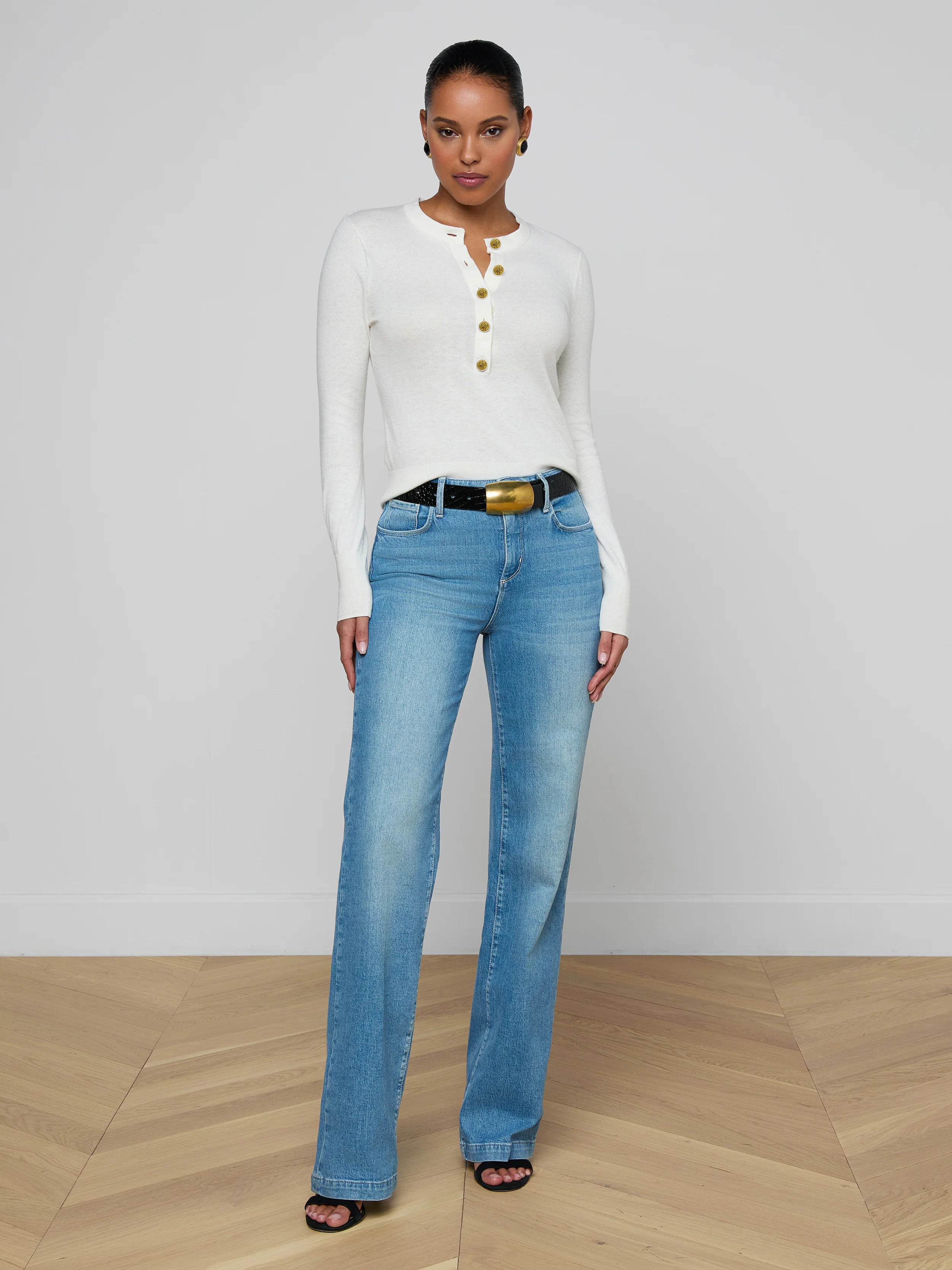 Ronda Knit Henley Top - Image 4