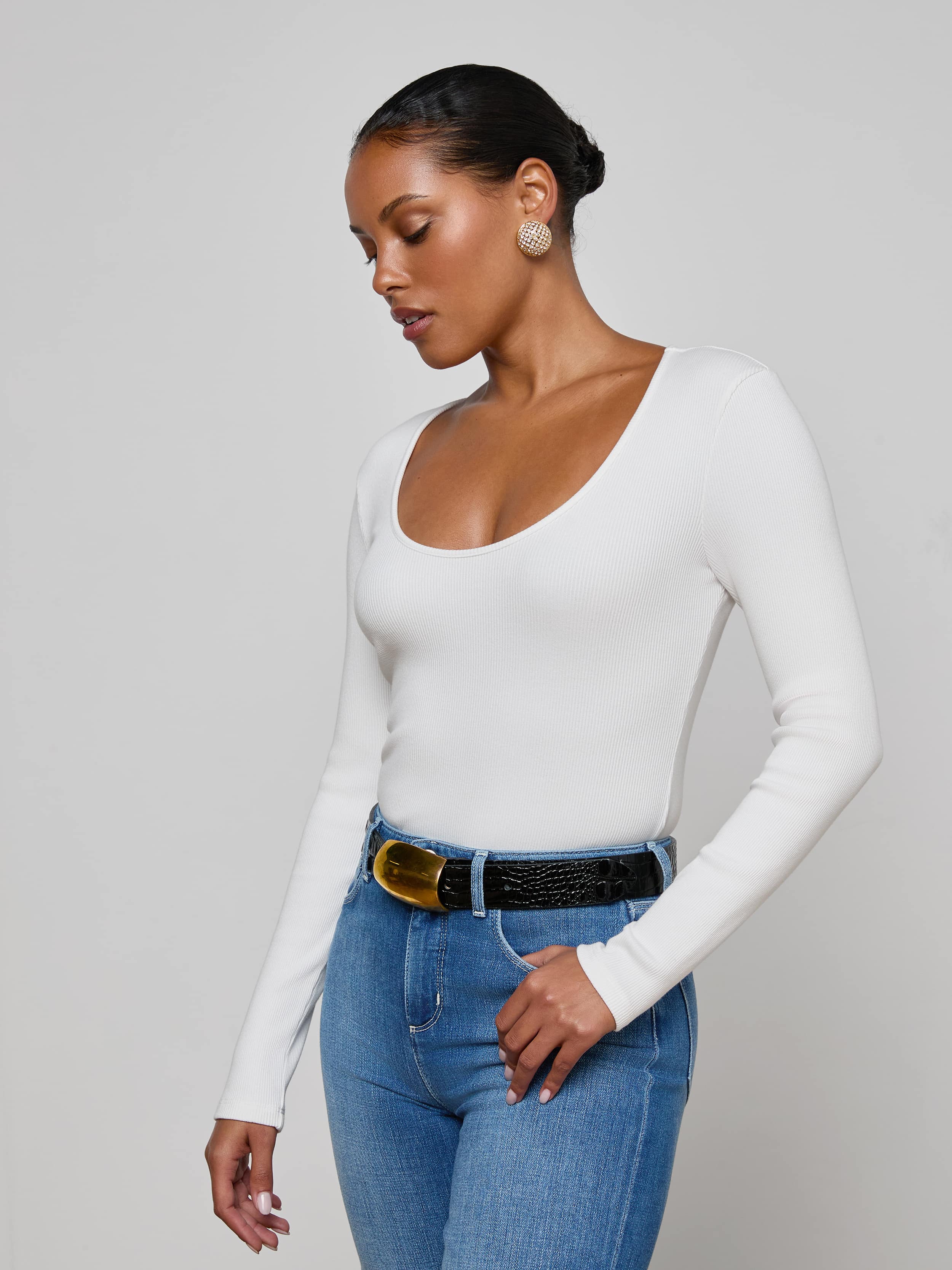 Scarlet Scoopneck Tee - Image 2