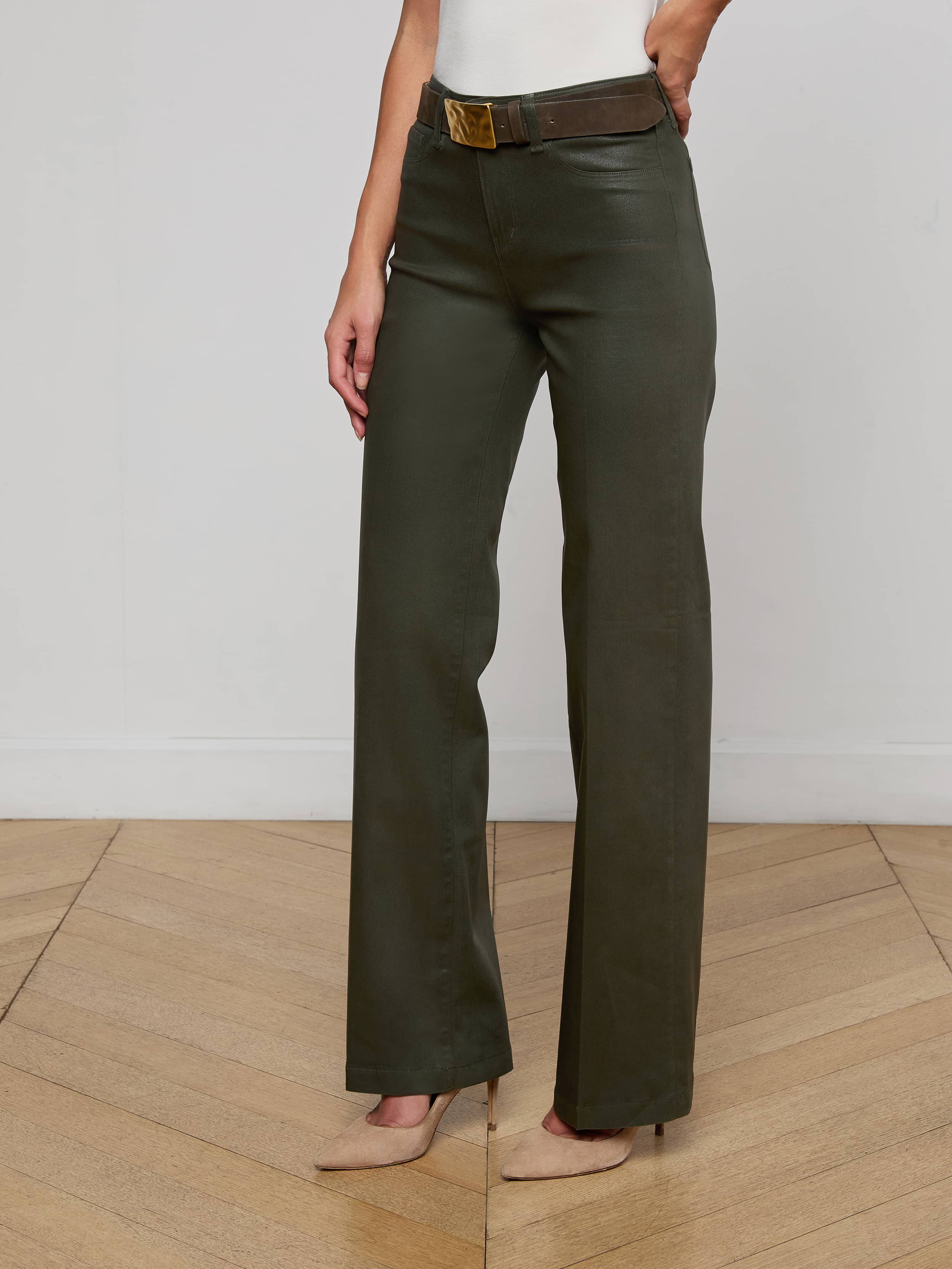 Scottie Coated Wide-Leg Jean - Image 3