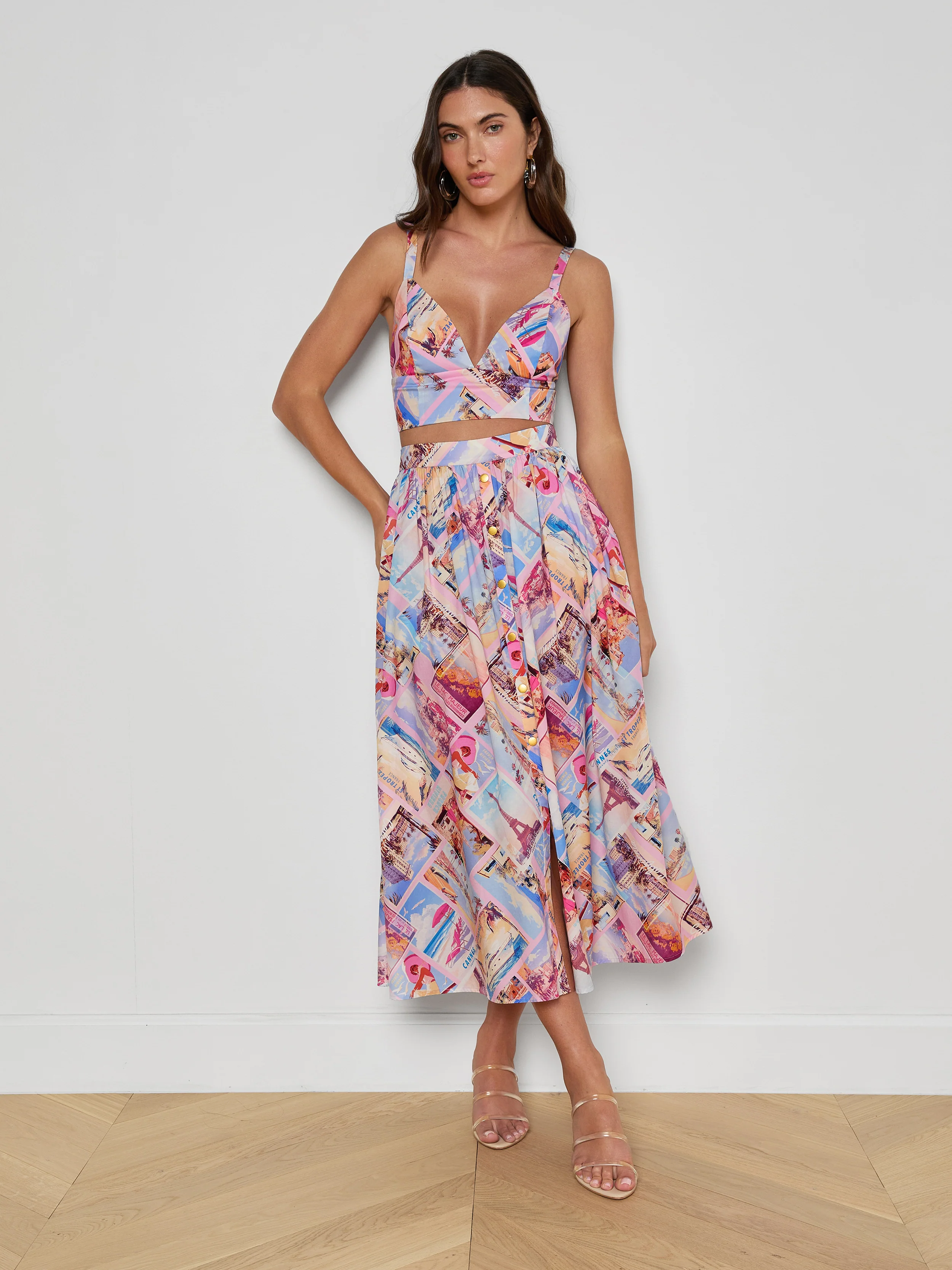 Seina Poplin Midi Skirt - Image 5