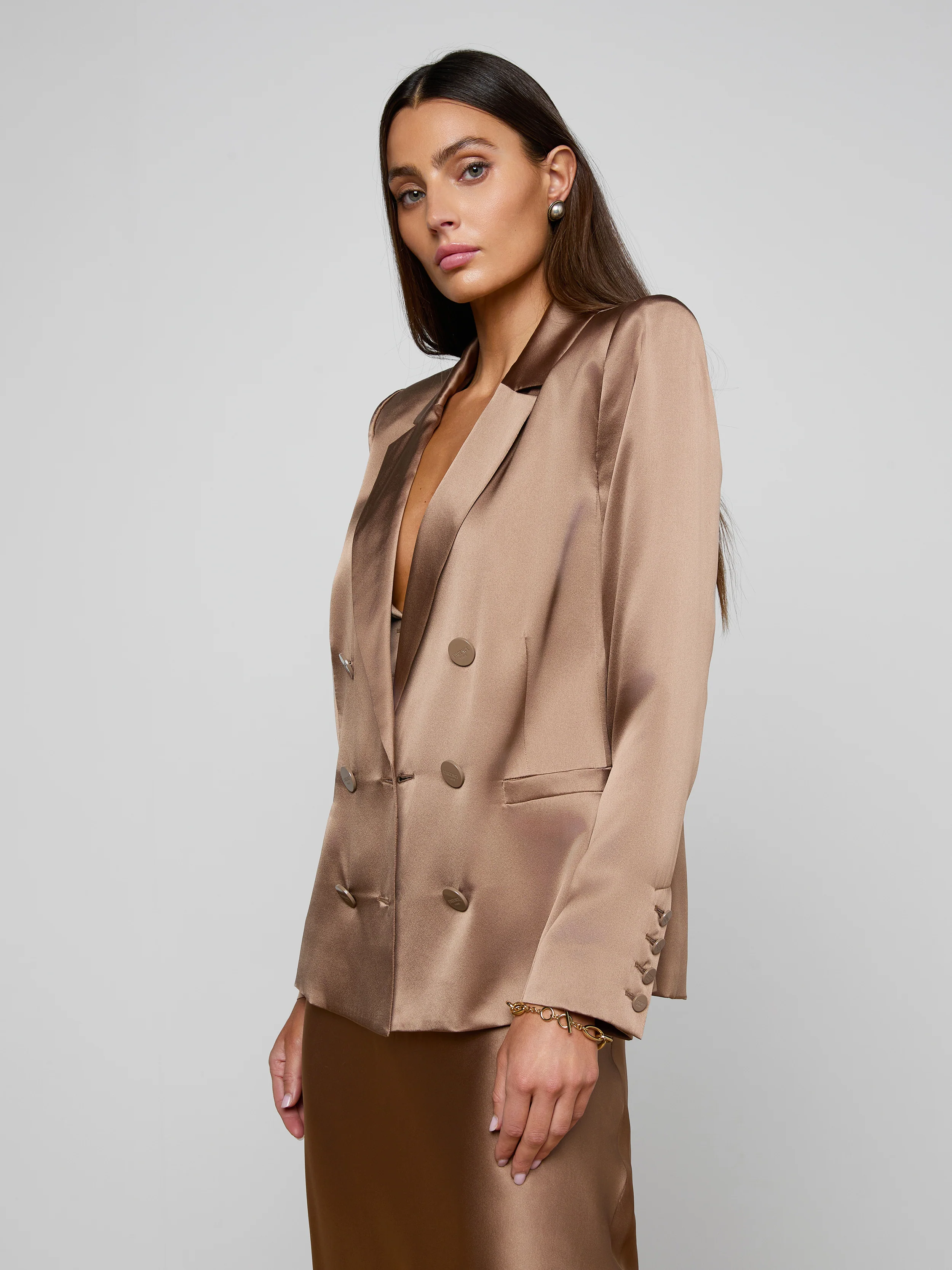 Sena Silk Blazer - Image 2