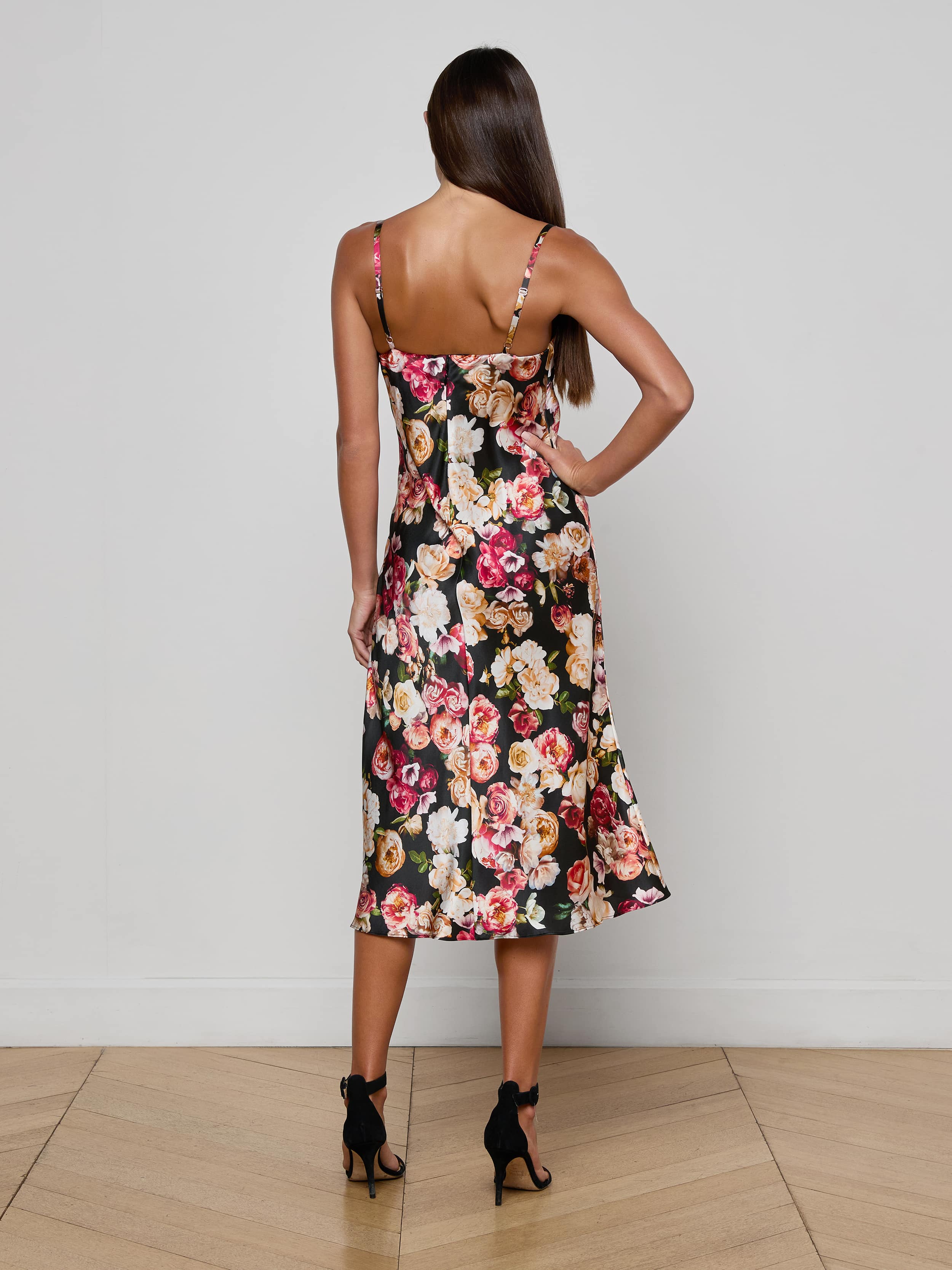 Solay Silk Slip Dress - Image 3