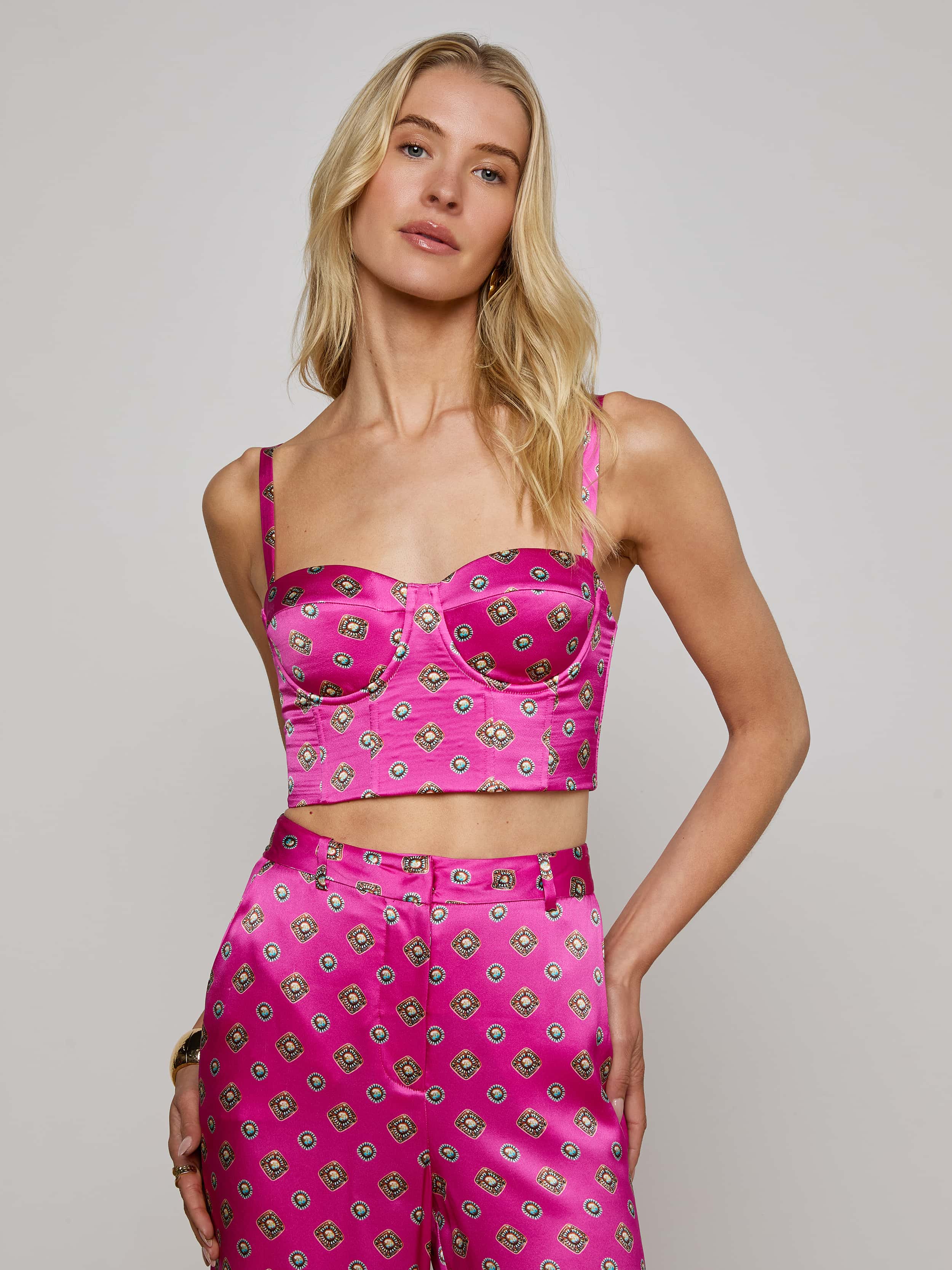 Sonya Silk Bustier