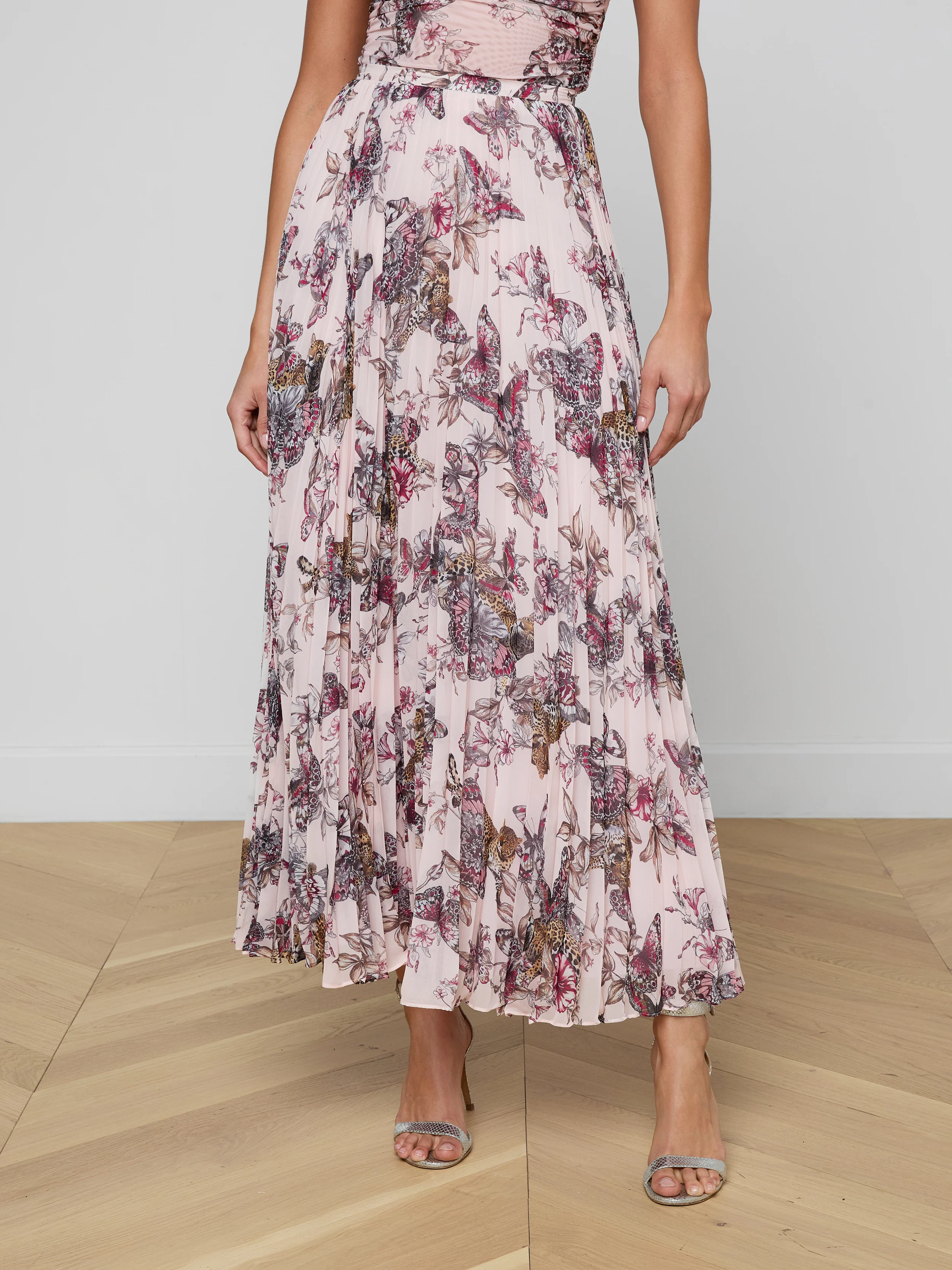 Torin Pleated Maxi Skirt - Image 3