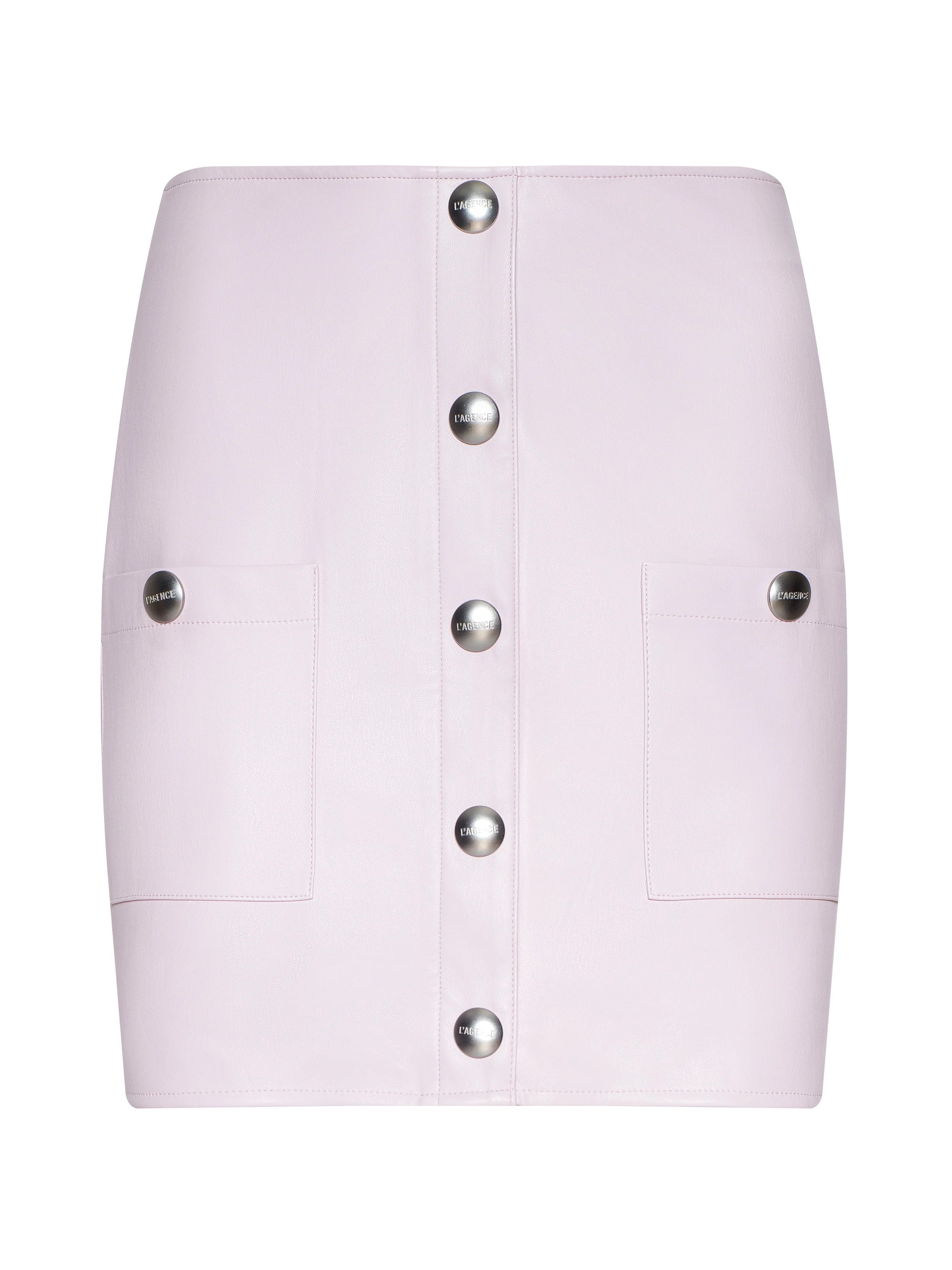 Truman Vegan Leather Mini Skirt - Image 6