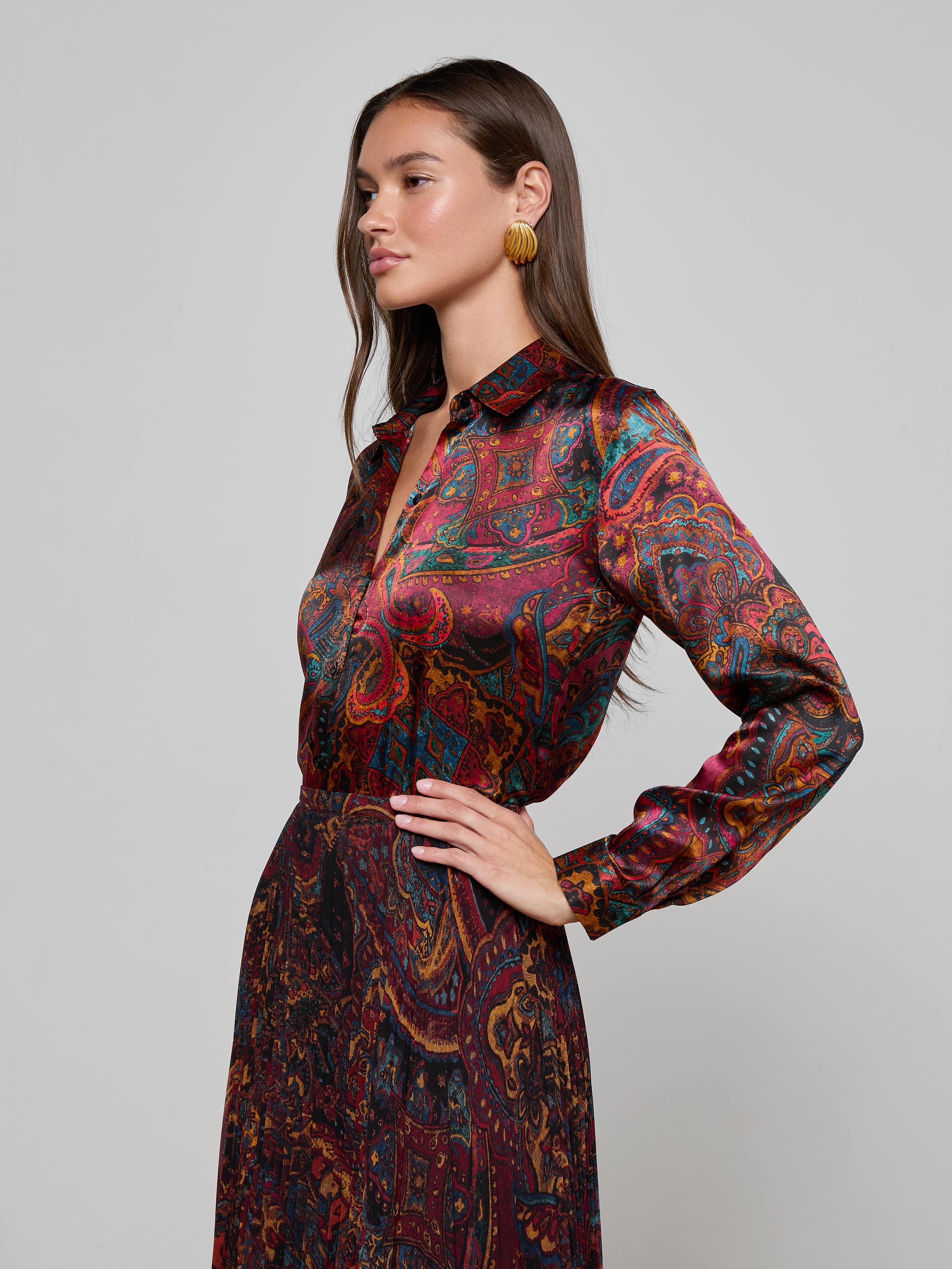 Tyler Silk Blouse - Image 2